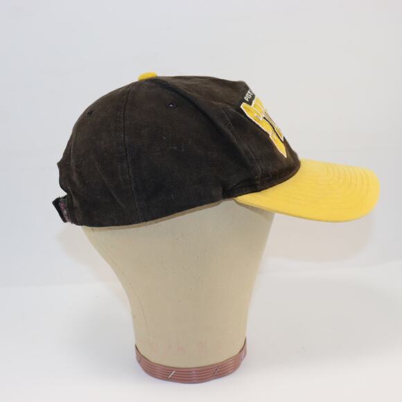 Vintage 90s Starter Pittsburgh Steelers Hat Cap Black Yellow NFL The Right Hat - Picture 2 of 5